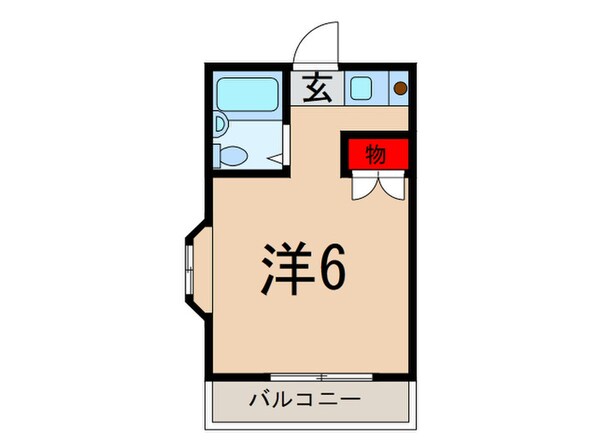 第６メゾンド秋山の物件間取画像